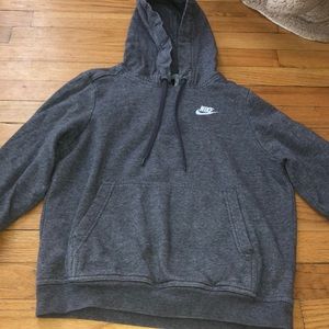 womens or men’s nike grey sweatshirt